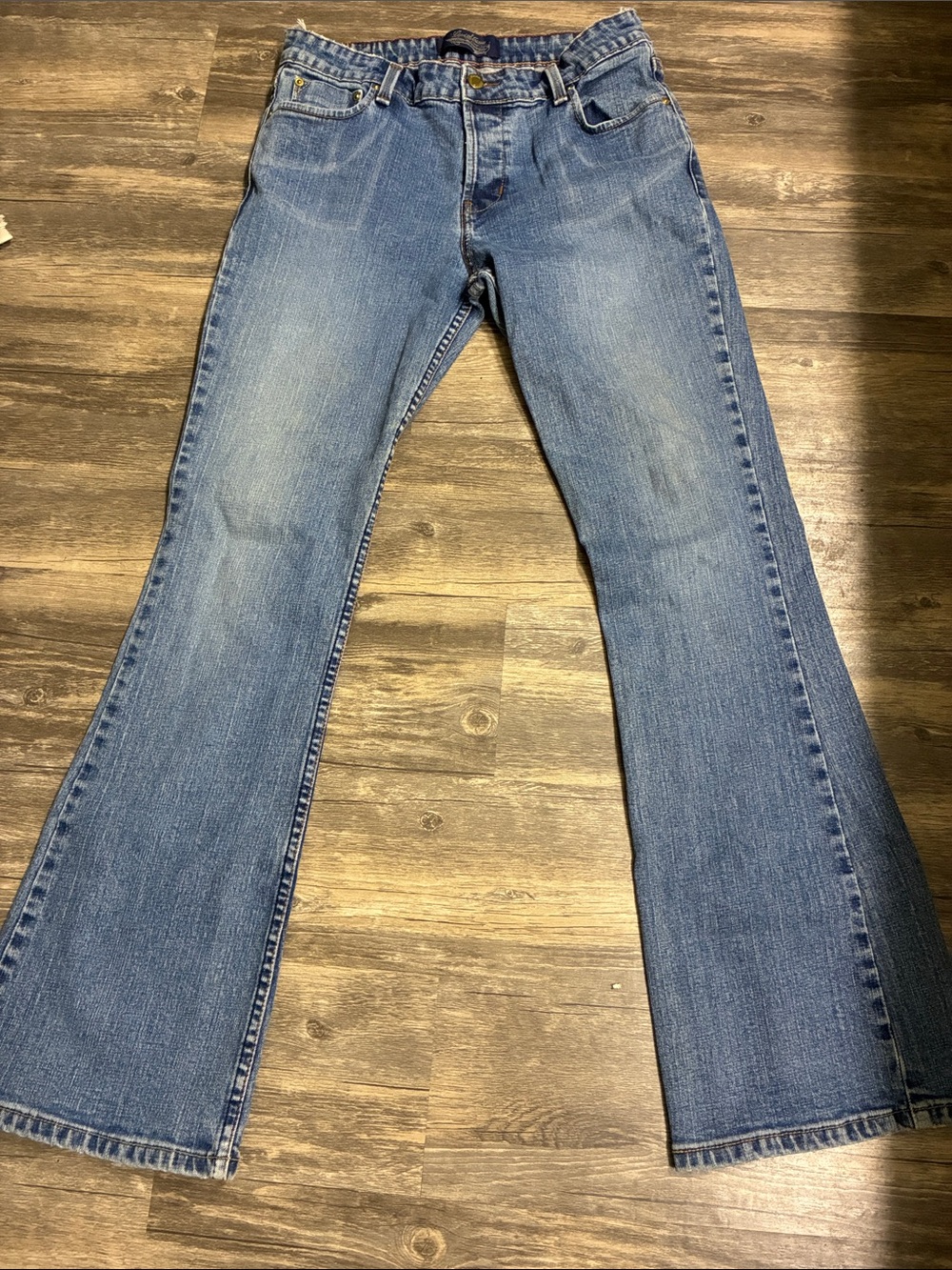 Levi's Women's Low Rise Flare Jeans Y2K Button Fly